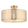Endon 101568 - Anbauleuchte CORDERO 3xE27/10W/230V golden