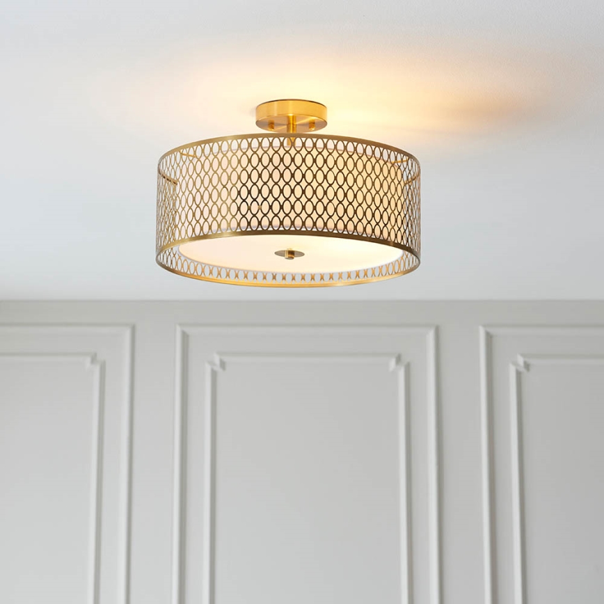Endon 101568 - Anbauleuchte CORDERO 3xE27/10W/230V golden