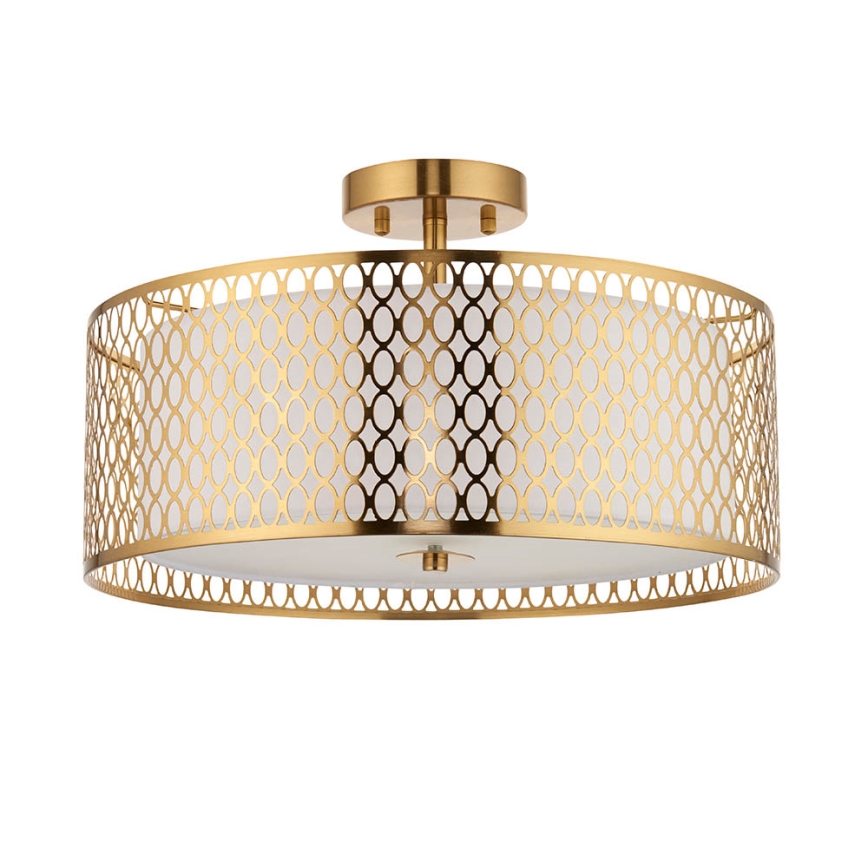 Endon 101568 - Anbauleuchte CORDERO 3xE27/10W/230V golden