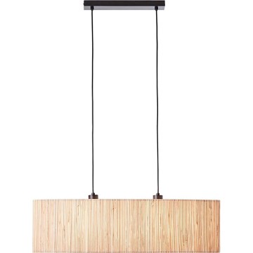 Endon 101692 - Hängeleuchte LONGSHORE 2xE27/10W/230V beige