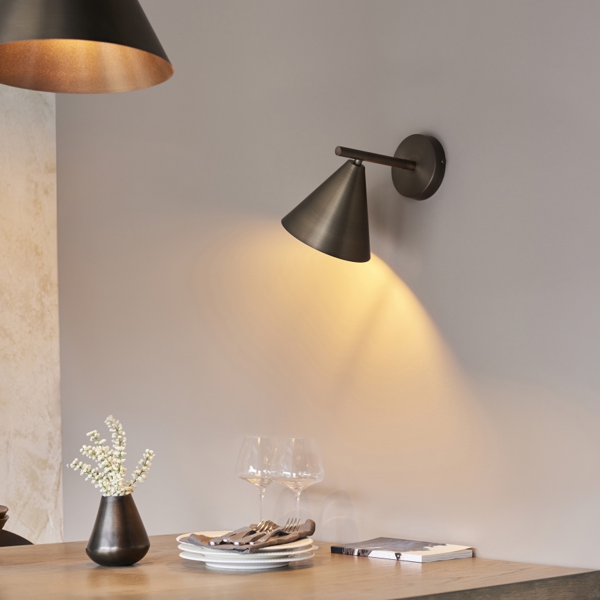 Endon 102894 - Wandstrahler CAPE 1xE14/7W/230V bronzen