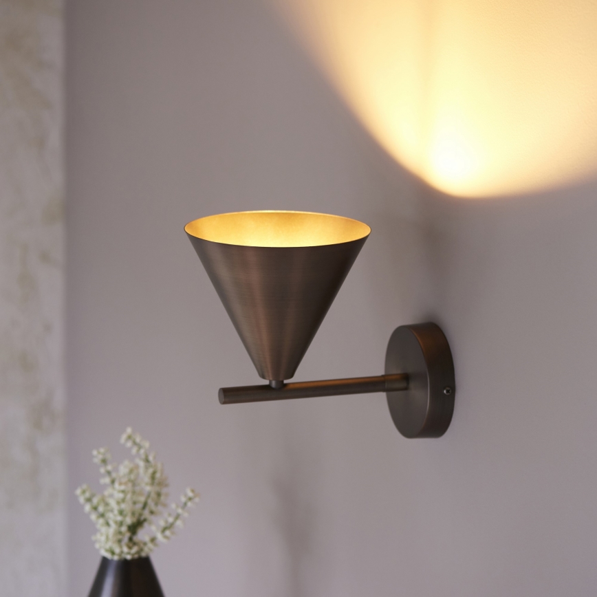 Endon 102894 - Wandstrahler CAPE 1xE14/7W/230V bronzen
