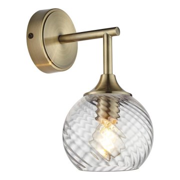 Endon 103173 - Wandleuchte ALLEGRA 1xE14/7W/230V Messing/klar