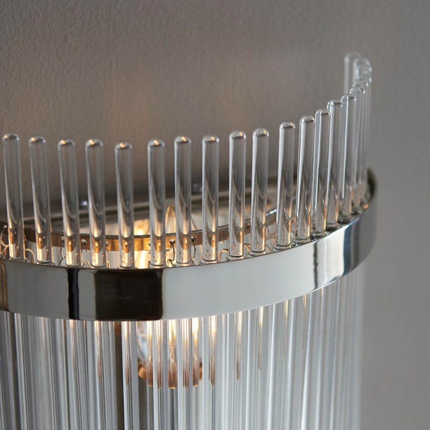 Endon 104114 - Wandleuchte MARIETTA 1xE14/6W/230V glänzendes Chrom/klar