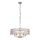 Endon 104467 - Kronleuchter an Kette CLIFTON 5xE14/6W/230V glänzendes Chrom/klar d 50,5 cm