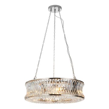 Endon 104528 - Kronleuchter mit Kette 6xE14/6W/230V glänzender Chrom