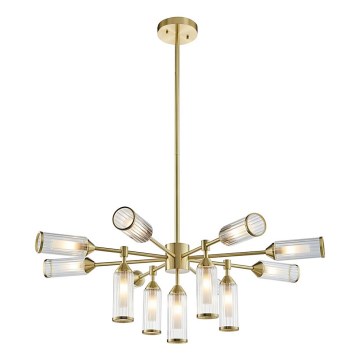 Endon 106256 - Deckenleuchte an Stange TOUR 13xG9/3W/230V Messing