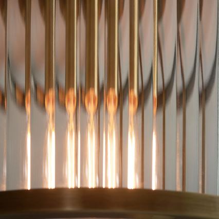 Endon 106265 - Deckenleuchte RIDGETON 1xE27/10W/230V Messing