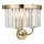 Endon 106450 - Wandleuchte CHESTERFIELD 2xE14/6W/230V Messing