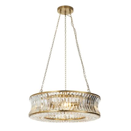 Endon 106811 - Kronleuchter mit Kette 6xE14/6W/230V, goldfarben