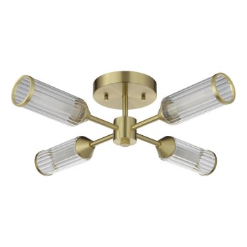 Endon 106946 - Anbauleuchte TOUR 4xG9/3W/230V Messing