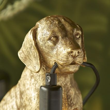 Endon 107364 - Tischleuchte PUPPY 1xE14/7W/230V golden
