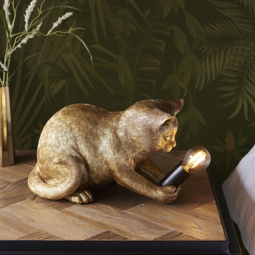 Endon 107389 - Tischleuchte KITTEN 1xE14/7W/230V golden