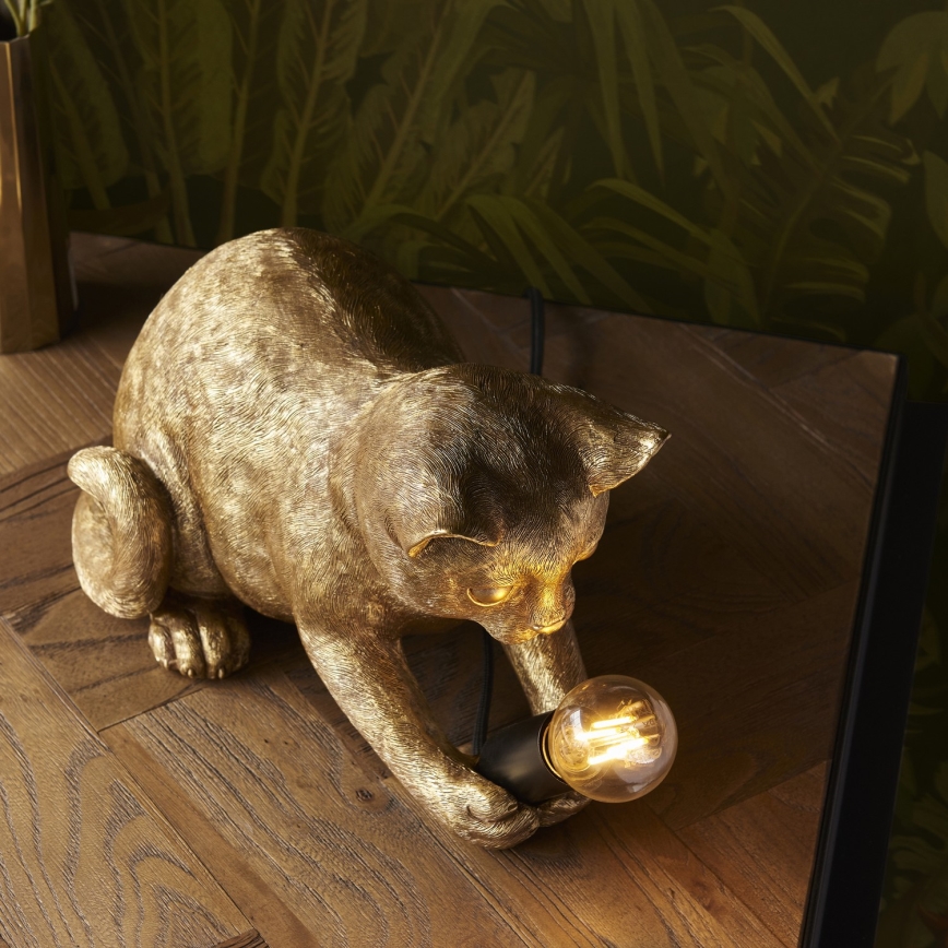 Endon 107389 - Tischleuchte KITTEN 1xE14/7W/230V golden