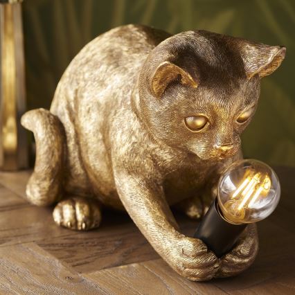 Endon 107389 - Tischleuchte KITTEN 1xE14/7W/230V golden