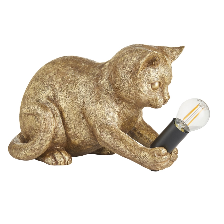 Endon 107389 - Tischleuchte KITTEN 1xE14/7W/230V golden