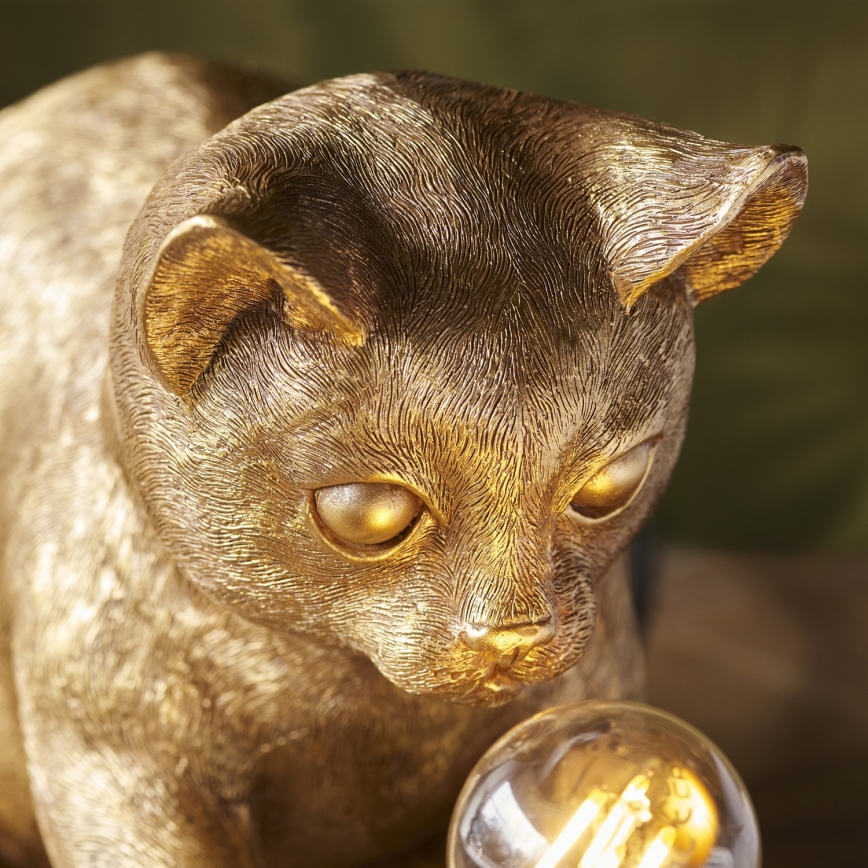 Endon 107389 - Tischleuchte KITTEN 1xE14/7W/230V golden