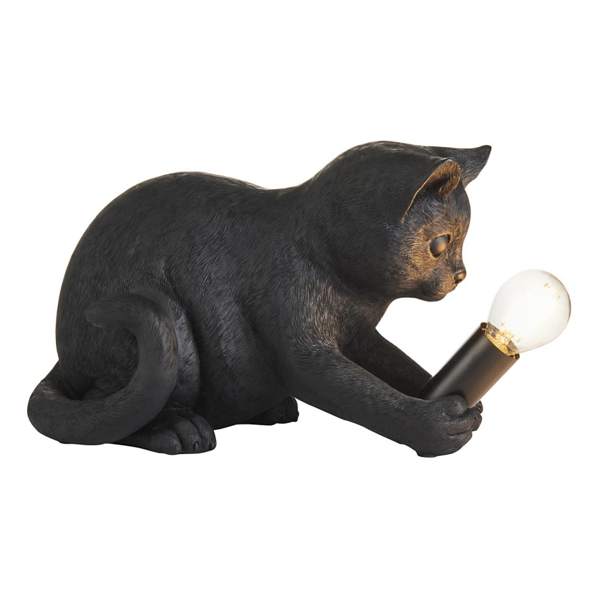 Endon 107390 - Tischleuchte KITTEN 1xE14/7W/230V schwarz