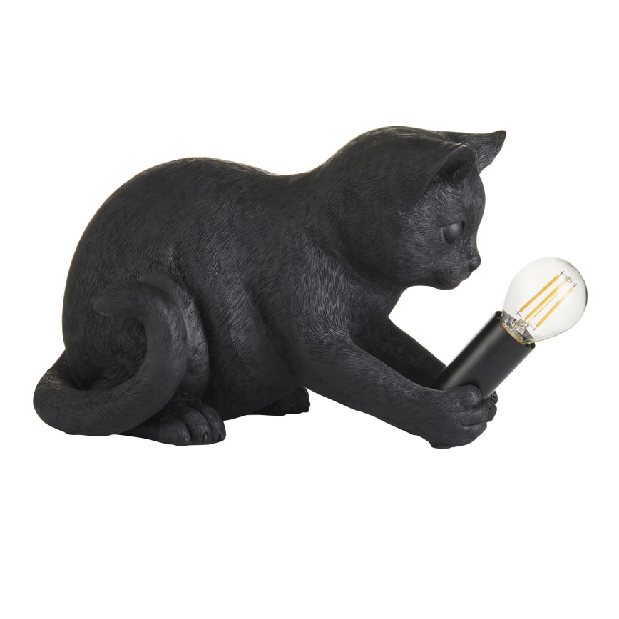 Endon 107390 - Tischleuchte KITTEN 1xE14/7W/230V schwarz