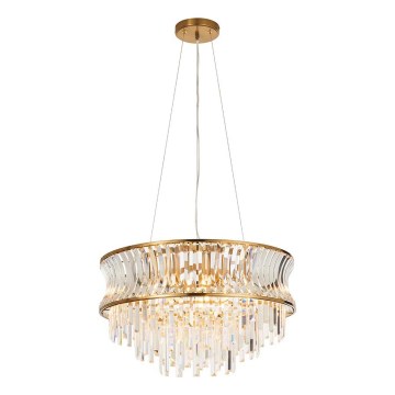 Endon 107785 - Kronleuchter mit Kabel, 9xE14/6W/230V, Messing