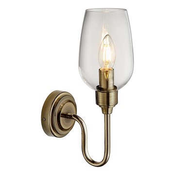 Endon 107792 - Wandleuchte STOURTON 1xE14/6W/230V Messing