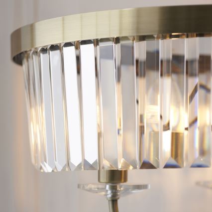 Endon 110644 - Stehleuchte CHESTERFIELD 3xE14/6W/230V Messing