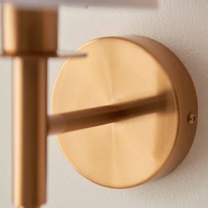 Endon 110738 - Wandleuchte 1xE14/6W/230V weiß/gold