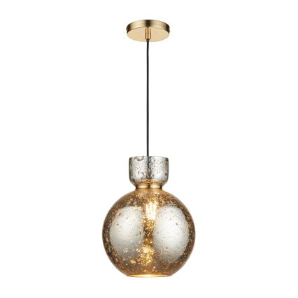 Endon 111336 - Hängeleuchte an Kabel 1xE27/10W/230V gold/rauchschwarz