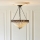 Endon 111871 - Tiffany-Kronleuchter FARGO an Kette, 3xE27/10W/230V, Ø 50 cm