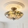 Endon 111892 - Aufgesetzte Tiffany-Deckenleuchte ASHTON 3xE27/10W/230V Ø 45 cm