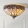 Endon 112188 - Tiffany-Deckenleuchte HUTCHINSON, 2x E27/60 W/230 V, Ø 40 cm