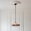 Endon 112196 - Tiffany-Pendelleuchte FARGO an Kette 1xE27/60W/230V Ø 41,5 cm