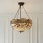 Endon 112251 - Kronleuchter an Kette Tiffany DRAGONFLY 3xE27/60W/230V Ø 50 cm
