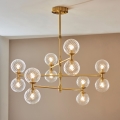 Endon 114041 - Kronleuchter an Stange 12xG9/3,2W/230V goldfarben