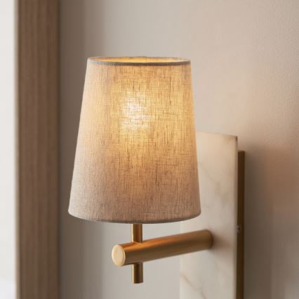 Endon 114200 - Wandleuchte 1xE14/7W/230V beige/gold