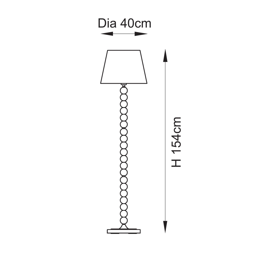 Endon 114667 - Stehleuchte HIGGLEDY 1xE27/10W/230V rosa