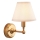 Endon 114830 - Dimmbare, aufladbare LED-Wandleuchte BURLEY LED/1,5W/5V 3600 mAh Messing/cremefarben