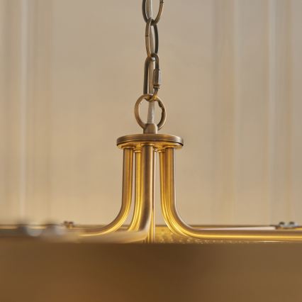 Endon 119110 - Kronleuchter an Kette CLERMONT 5xE14/6W/230V Messing