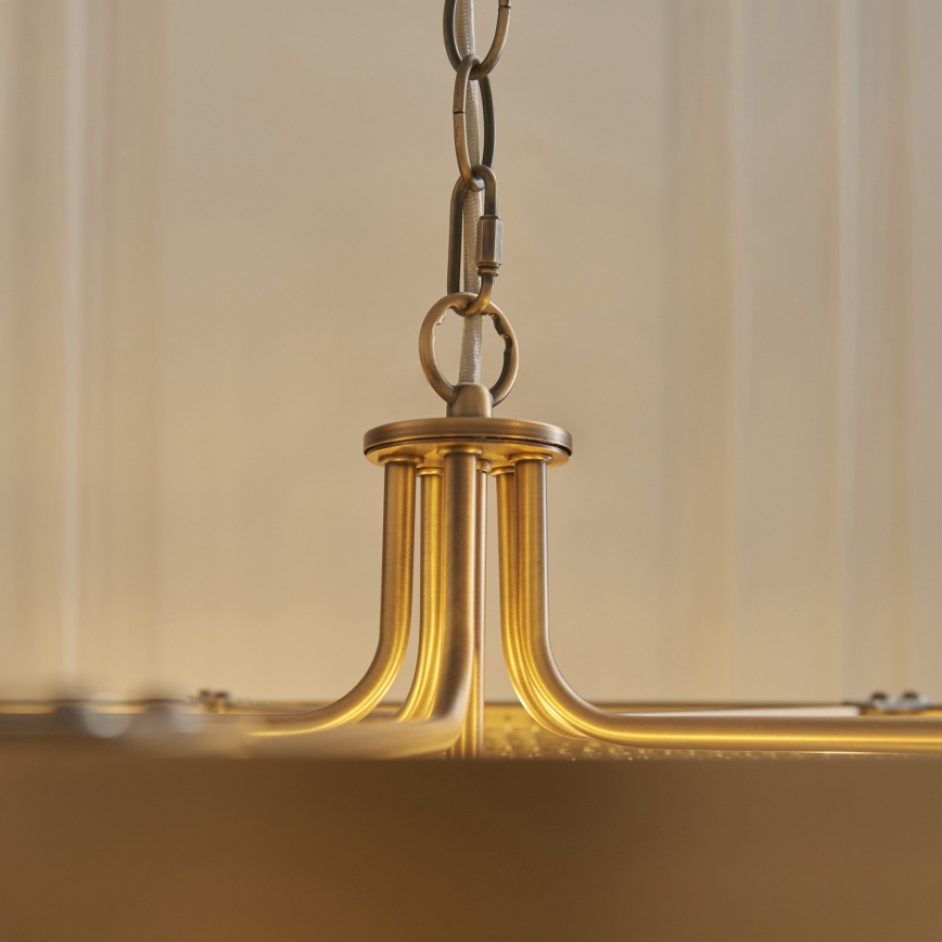 Endon 119110 - Kronleuchter an Kette CLERMONT 5xE14/6W/230V Messing