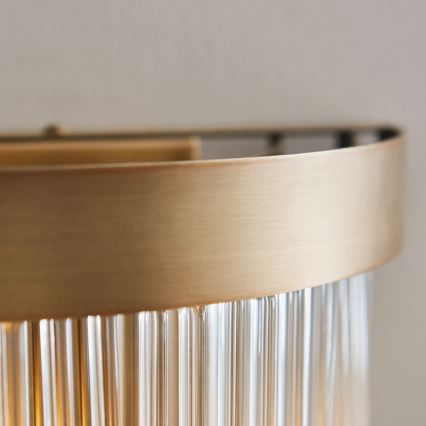 Endon 119125 - Wandleuchte CLERMONT 2xE14/6W/230V Messing