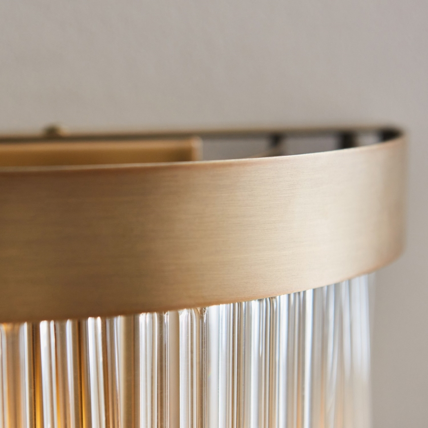 Endon 119125 - Wandleuchte CLERMONT 2xE14/6W/230V Messing