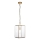 Endon 119141 - Pendelleuchte mit Kette HAMMOND 1xE27/10W/230V 21,5x21,5 cm Messing