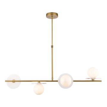 Endon 120038 - CERCHIO Stabpendelleuchte 4xG9/5W/230V Messing