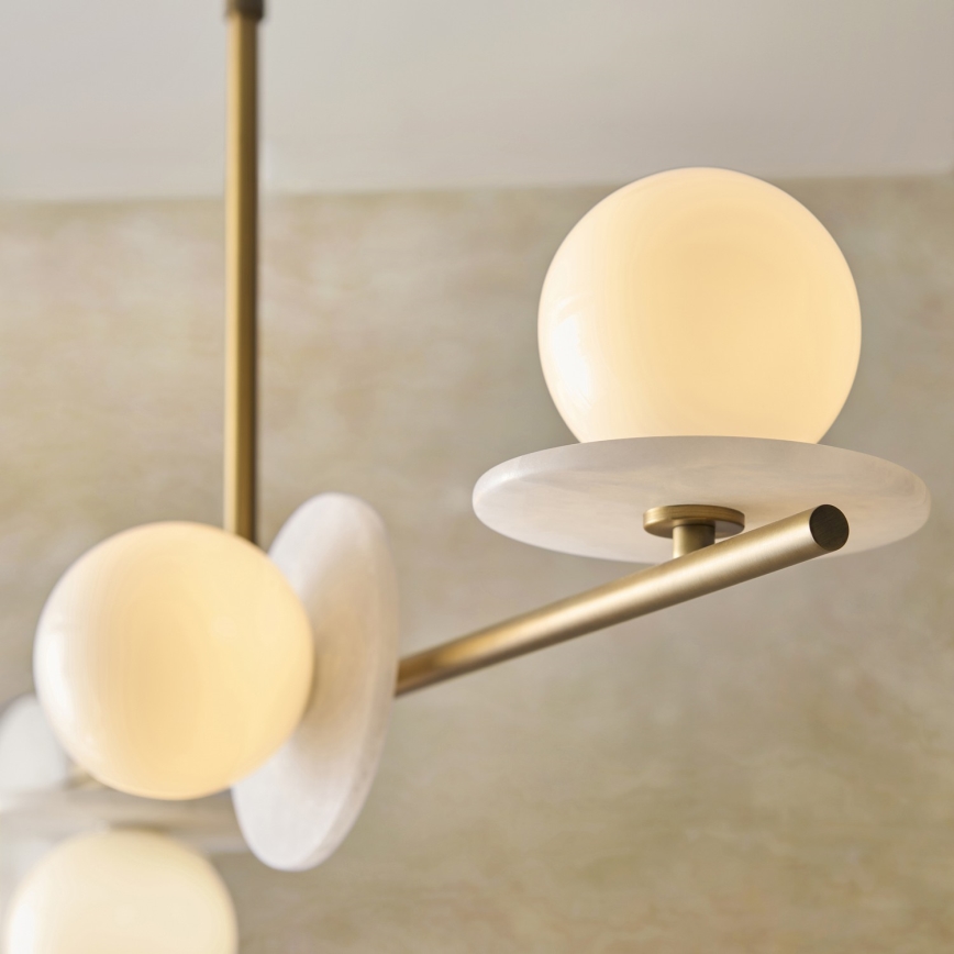 Endon 120038 - CERCHIO Stabpendelleuchte 4xG9/5W/230V Messing