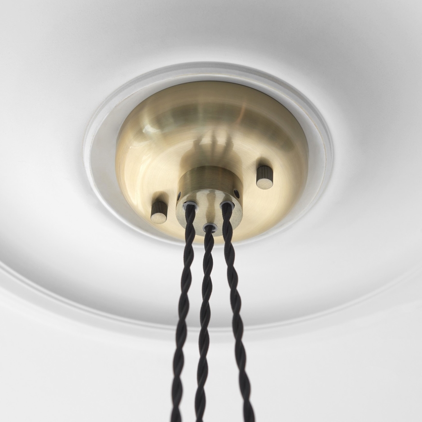 Endon 120656 - Pendelleuchte mit Kabelaufhängung 3xE27/10W/230V Messing