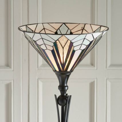 Endon 63933 - Tiffany-Stehleuchte ASTORIA 1xE27/60W/230V Ø 40 cm