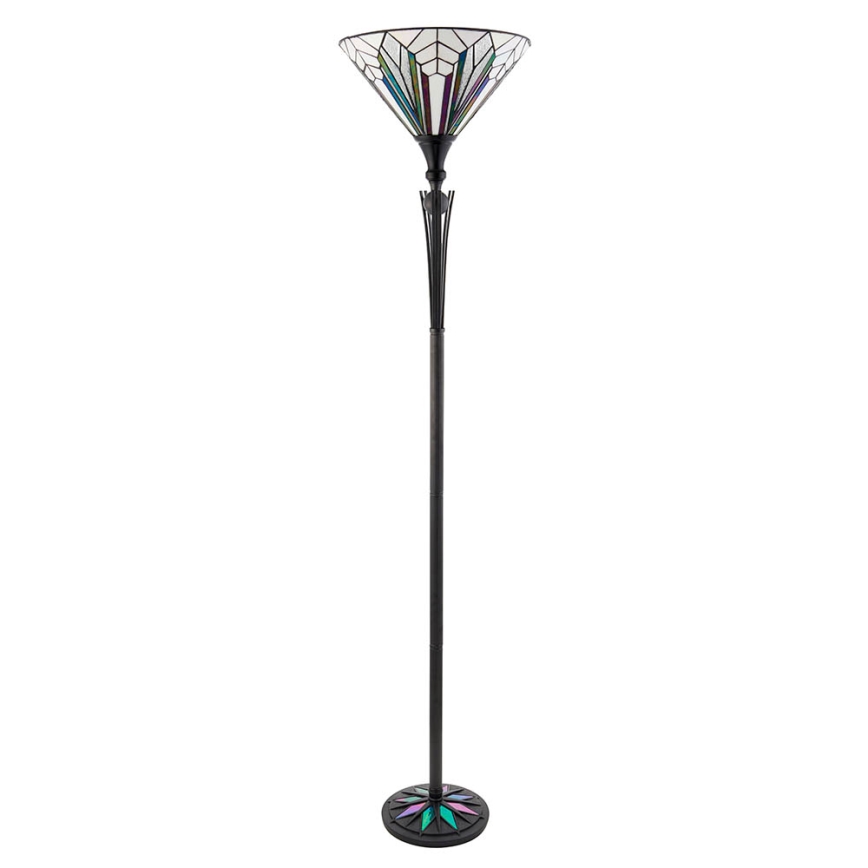 Endon 63933 - Tiffany-Stehleuchte ASTORIA 1xE27/60W/230V Ø 40 cm
