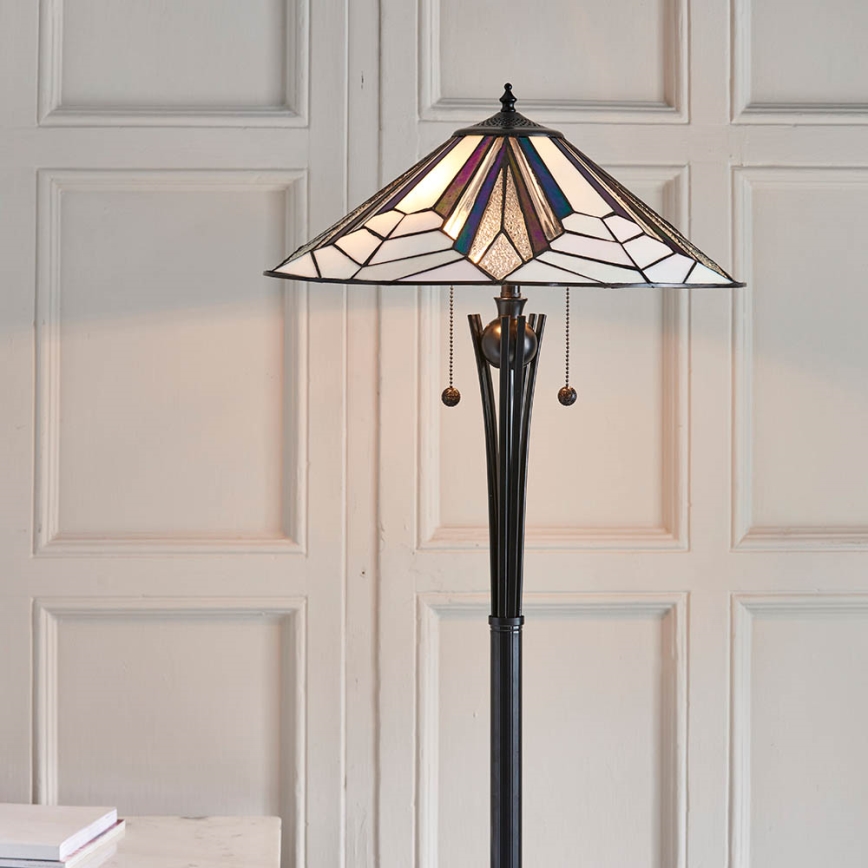 Endon 63934 - Stehleuchte ASTORIA 2xE27/60W/230V d 48 cm