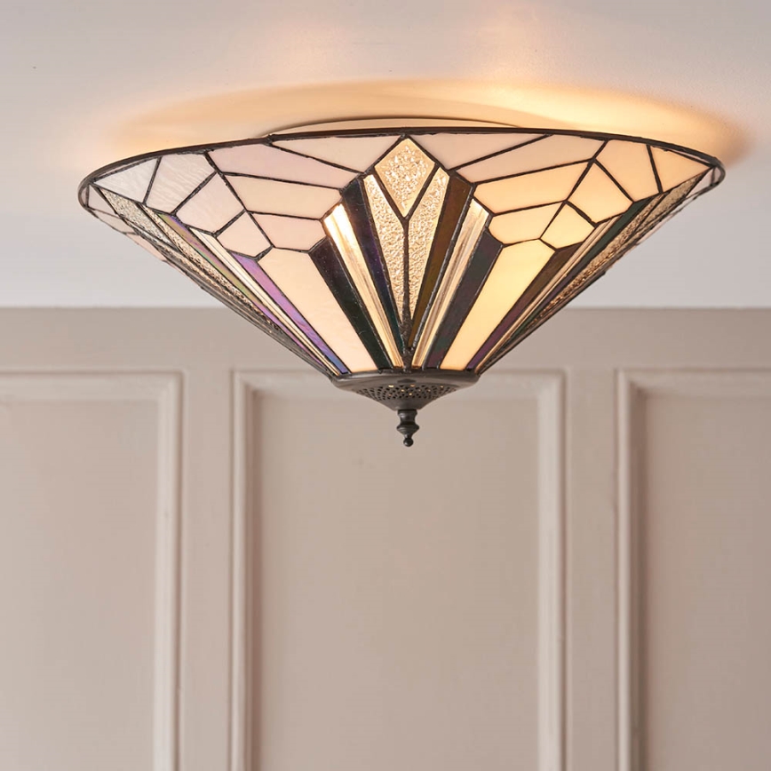 Endon 63935 - Deckenleuchte ASTORIA 2xE27/60W/230V d 48 cm