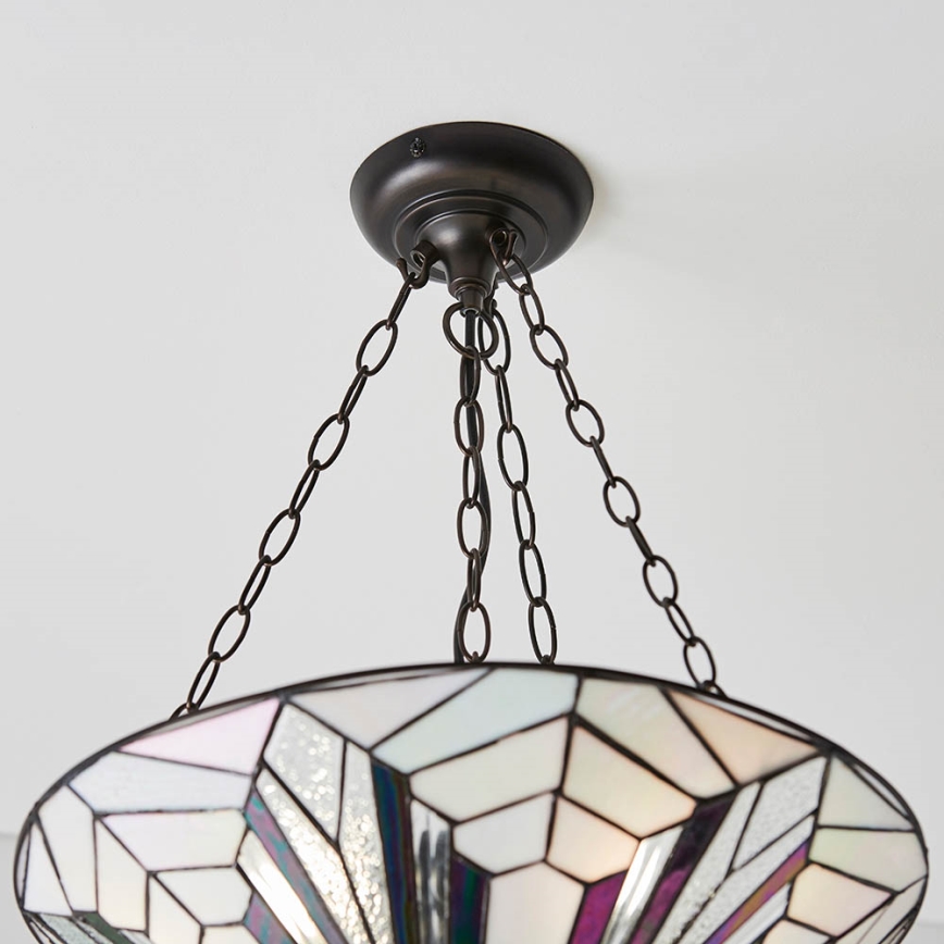 Endon 63936 - Hängeleuchte an Kette ASTORIA 3xE27/60W/230V d 48 cm